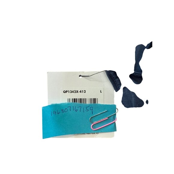 Calvin Klein Bra Womens Large Unlined Triangle Navy Blue - Picture 3 of 3